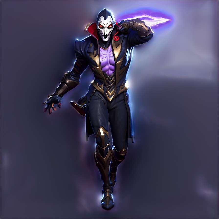 Vampire warrior in dark armor wielding glowing purple sword — Nintendo Characters PNG