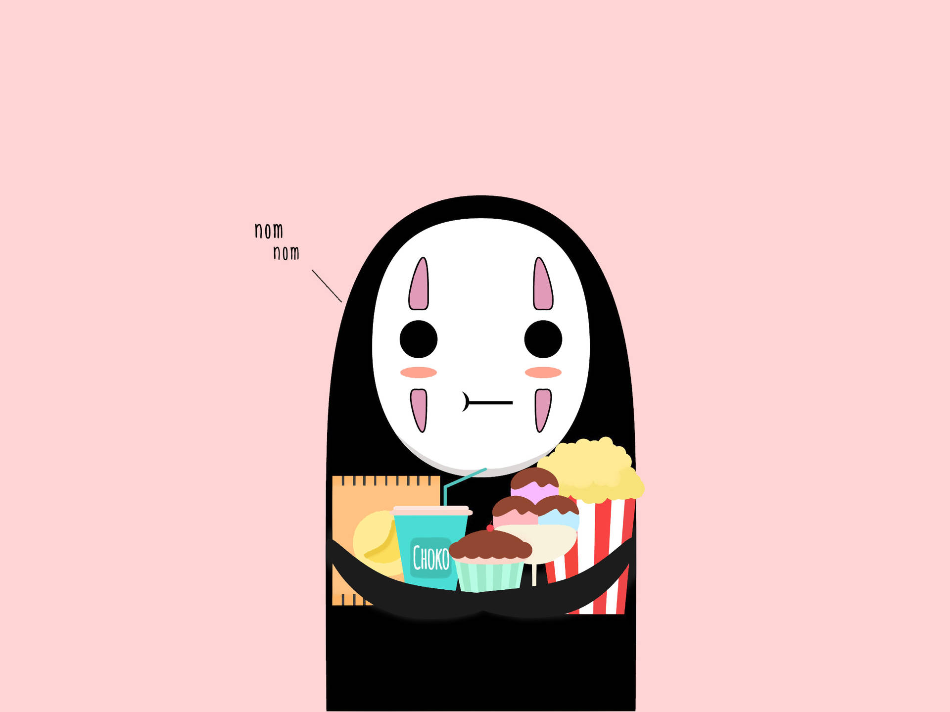 No Face Background Wallpaper