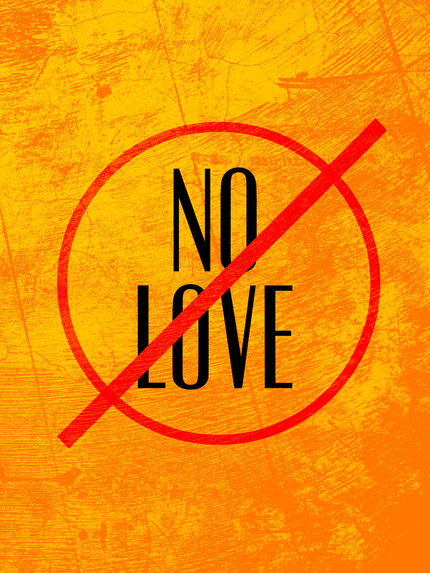 No Love Background Wallpaper