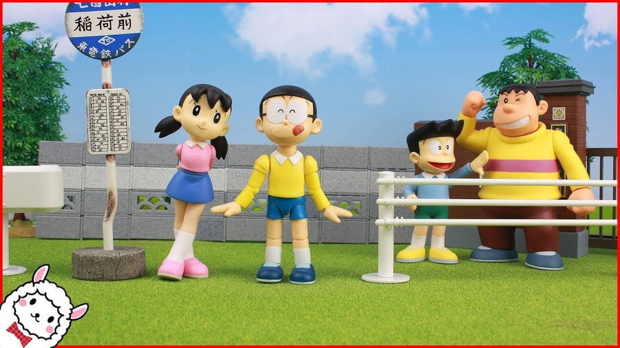 Nobita Shizuka Love Achtergrond