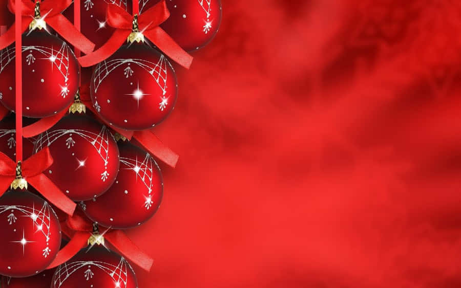 Noël Esthétique Rouge Fond d'écran