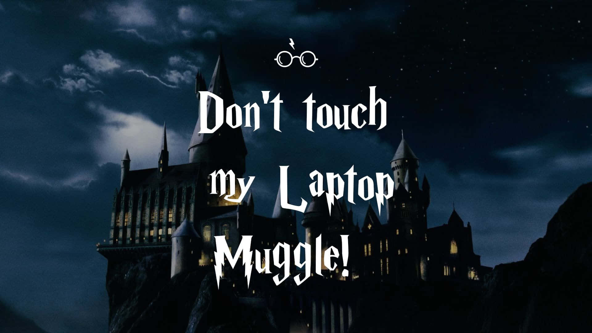Non Toccare Il Mio Laptop Sfondo