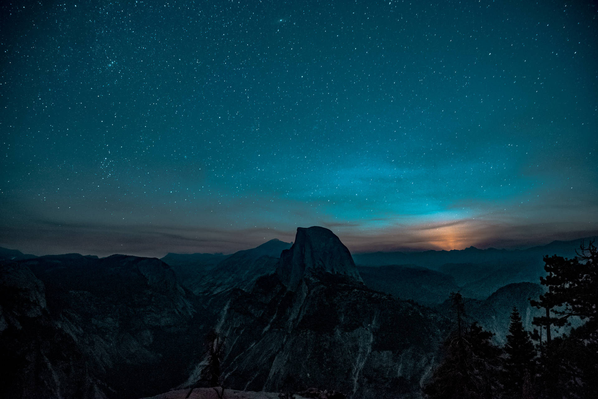 Nuit Étoilée Fond d'écran