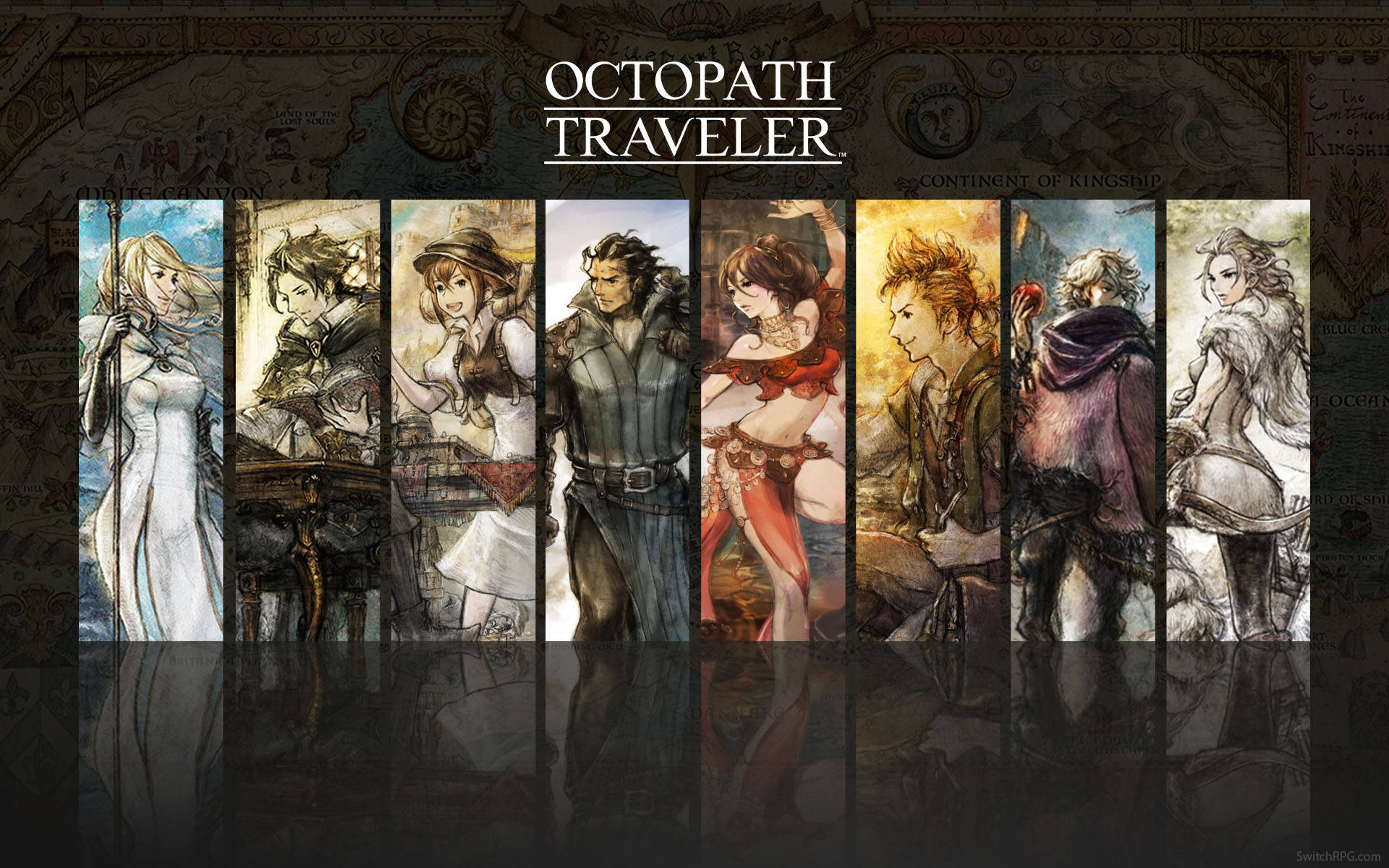 Octopath Traveler Background Wallpaper