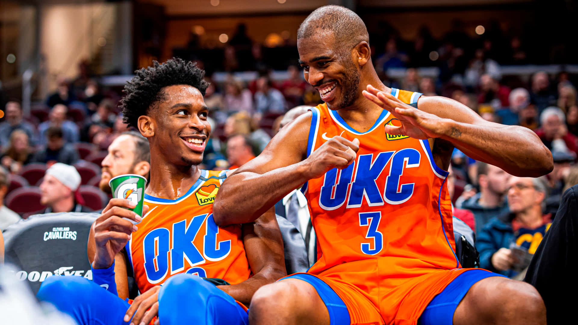 Oklahoma City Thunders Bakgrunnsbildet