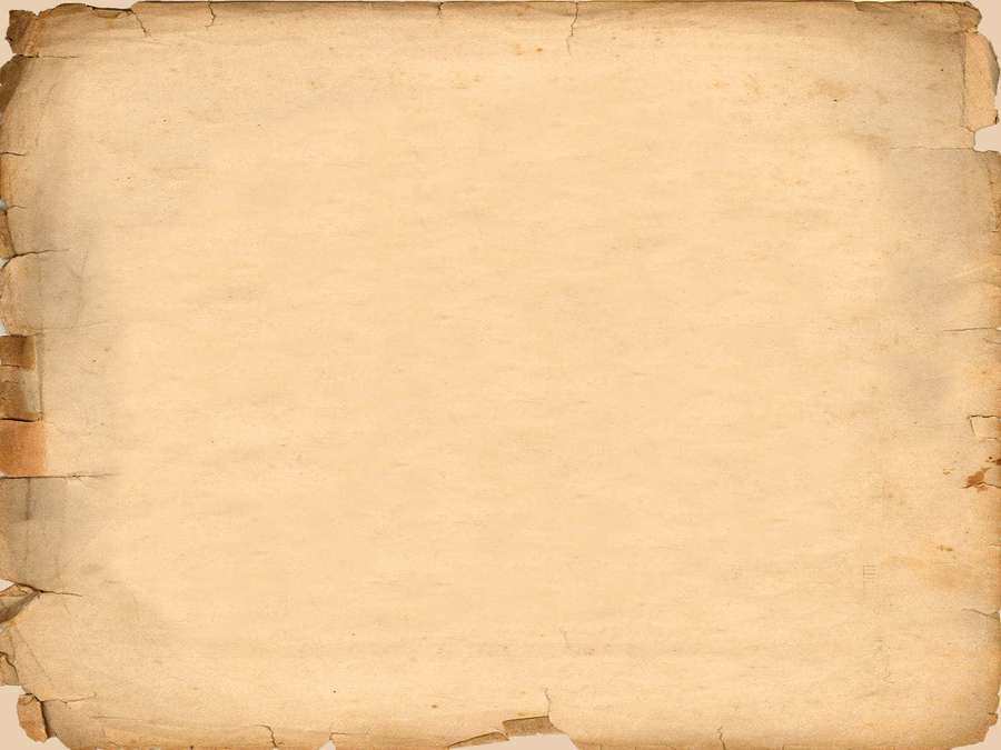Blank aged parchment with frayed edges and subtle stains. — Old Background