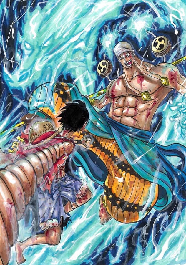 One Piece Enel Achtergrond