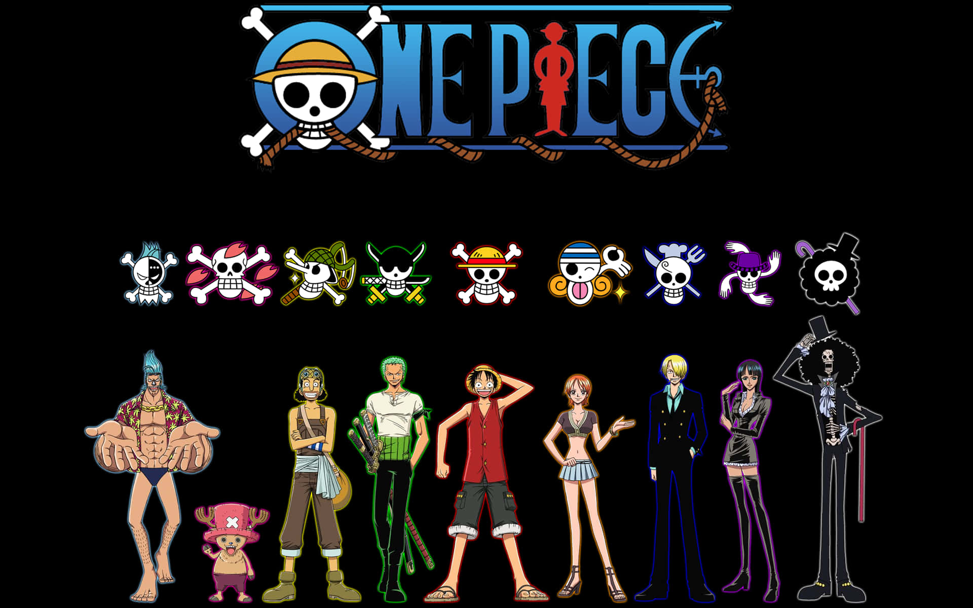 One Piece Noir Fond d'écran