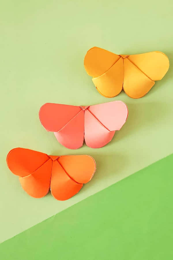 Origami De Papillon Fond d'écran