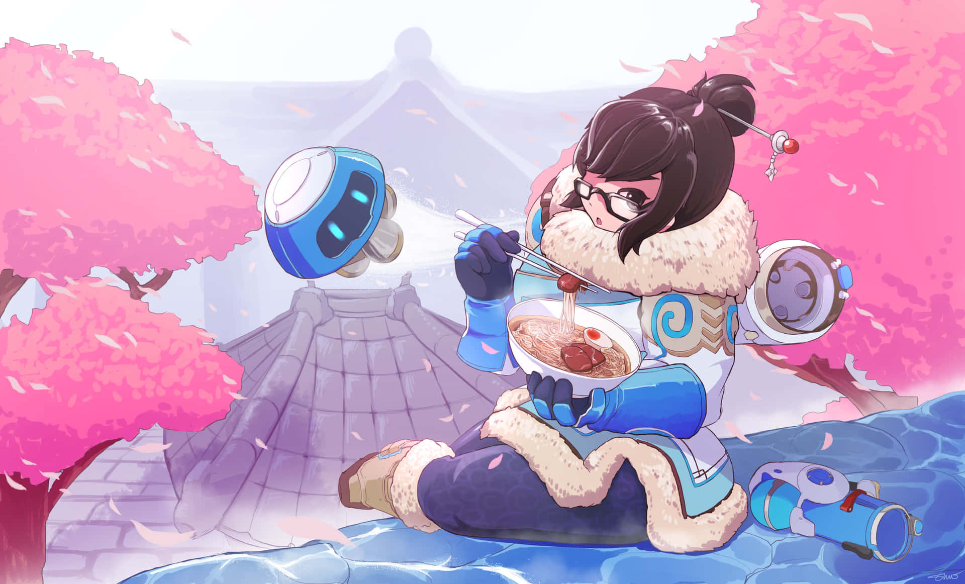 Overwatch Mei Achtergrond