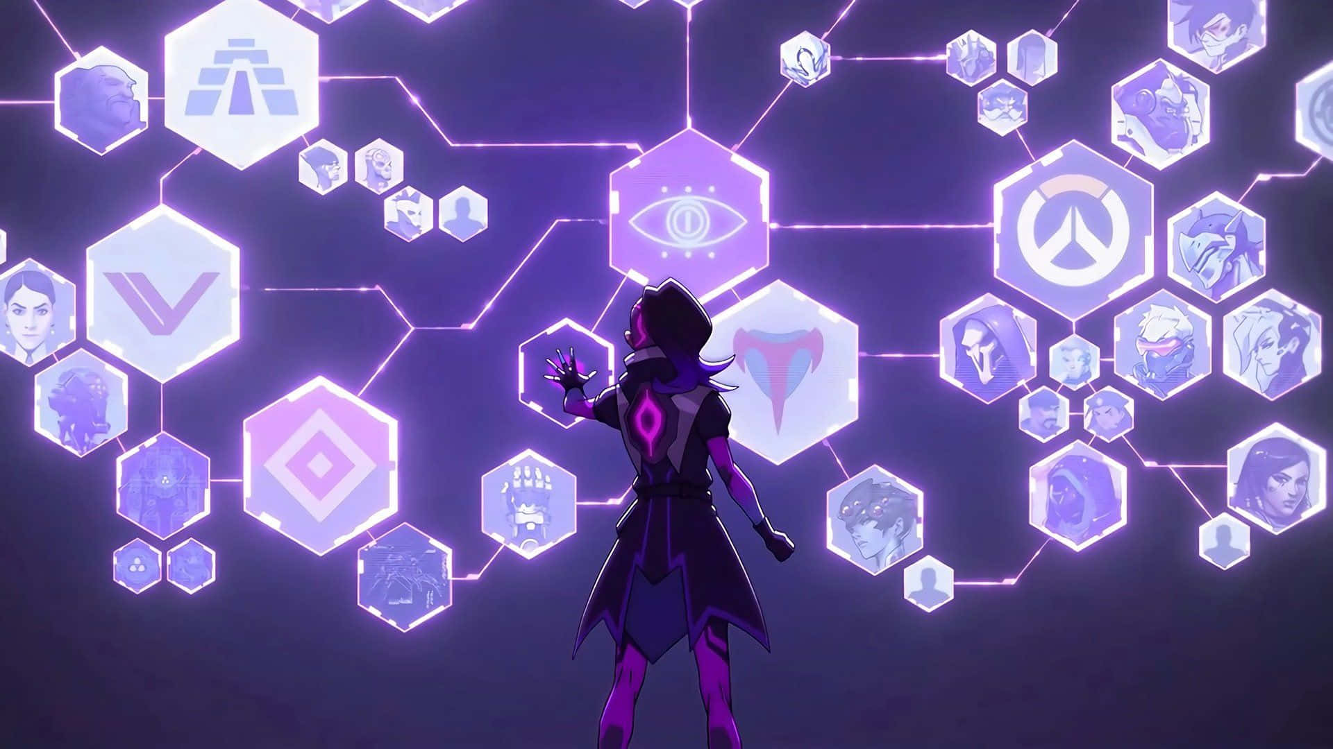 Overwatch Sombra Achtergrond