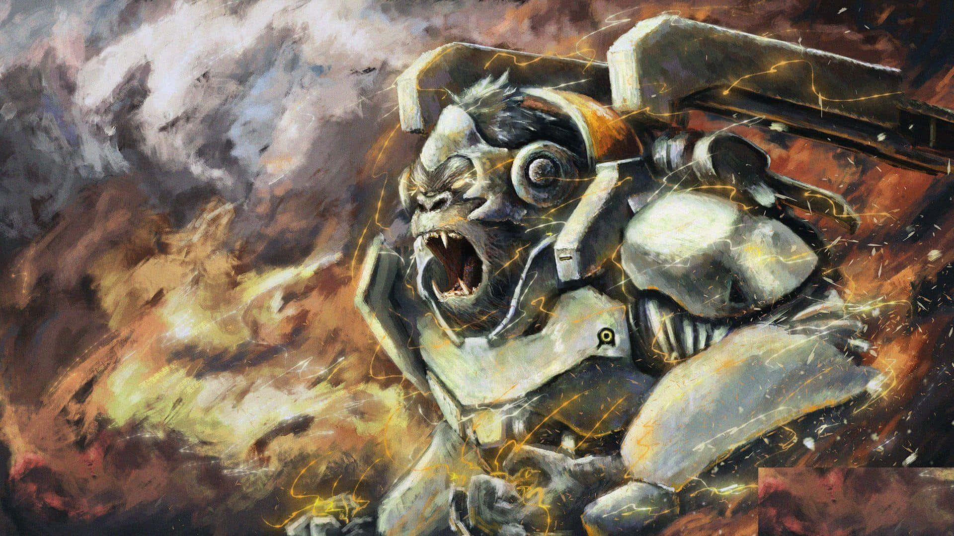 Overwatch Winston Achtergrond