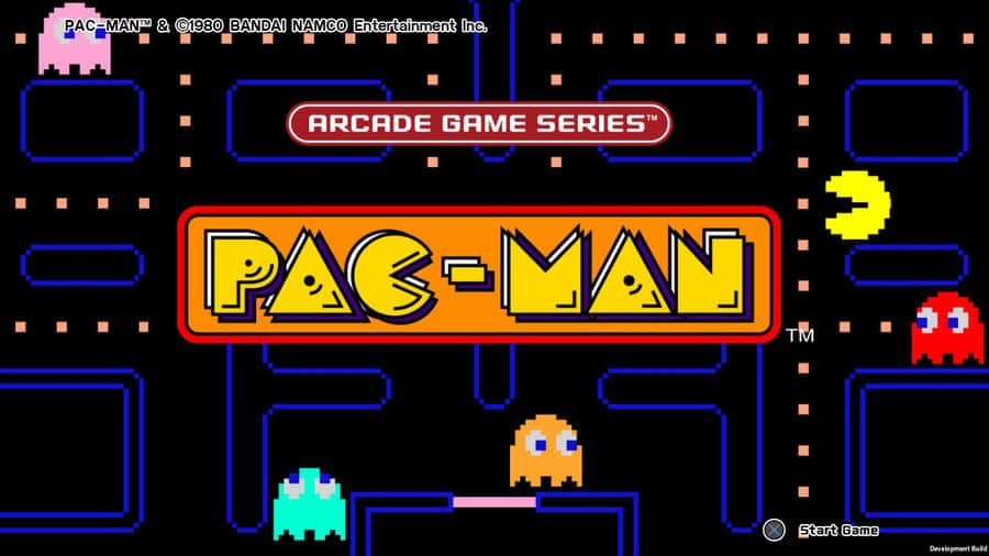 Pac Man Background Wallpaper