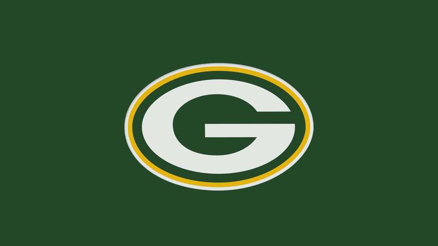 Green Bay Packers logo on dark green background — Packers Background