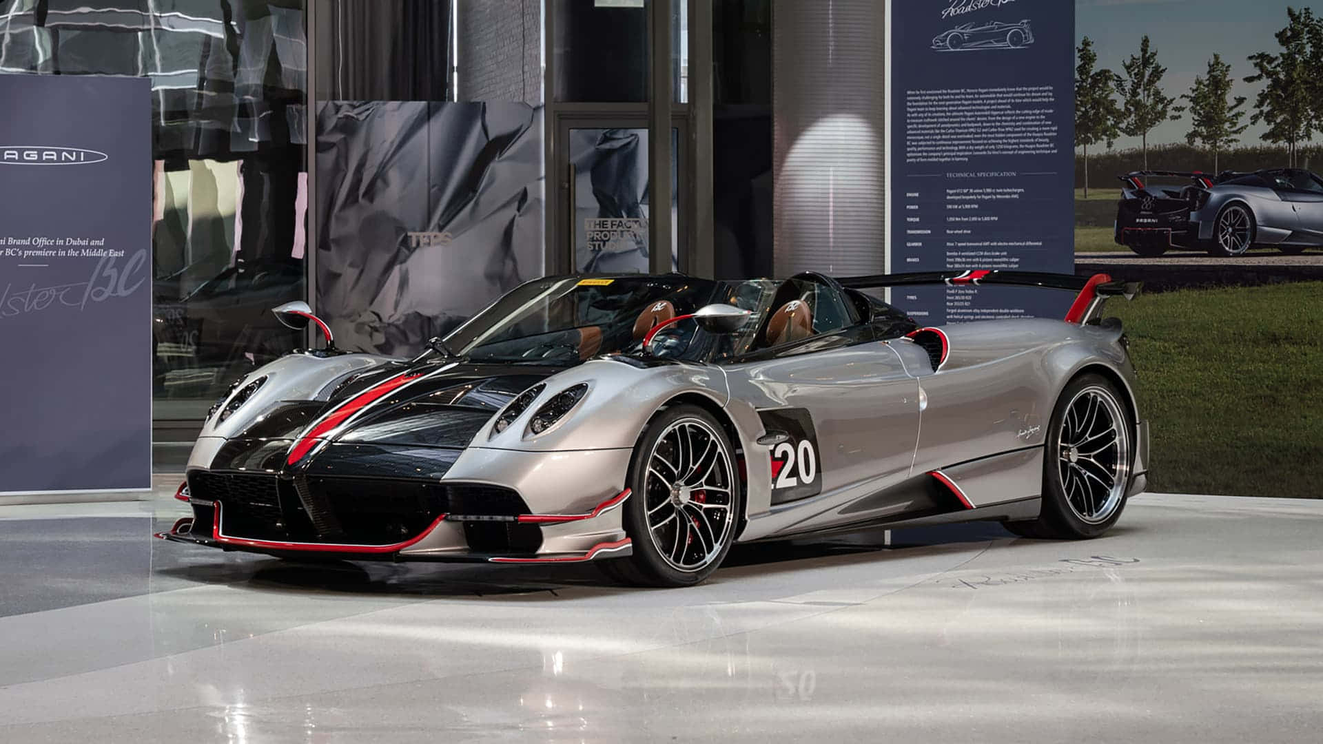 Pagani Huayra Roadster Bc Achtergrond