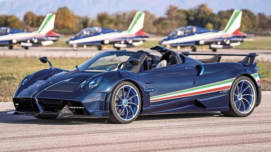 Pagani Zonda Tricolore Achtergrond