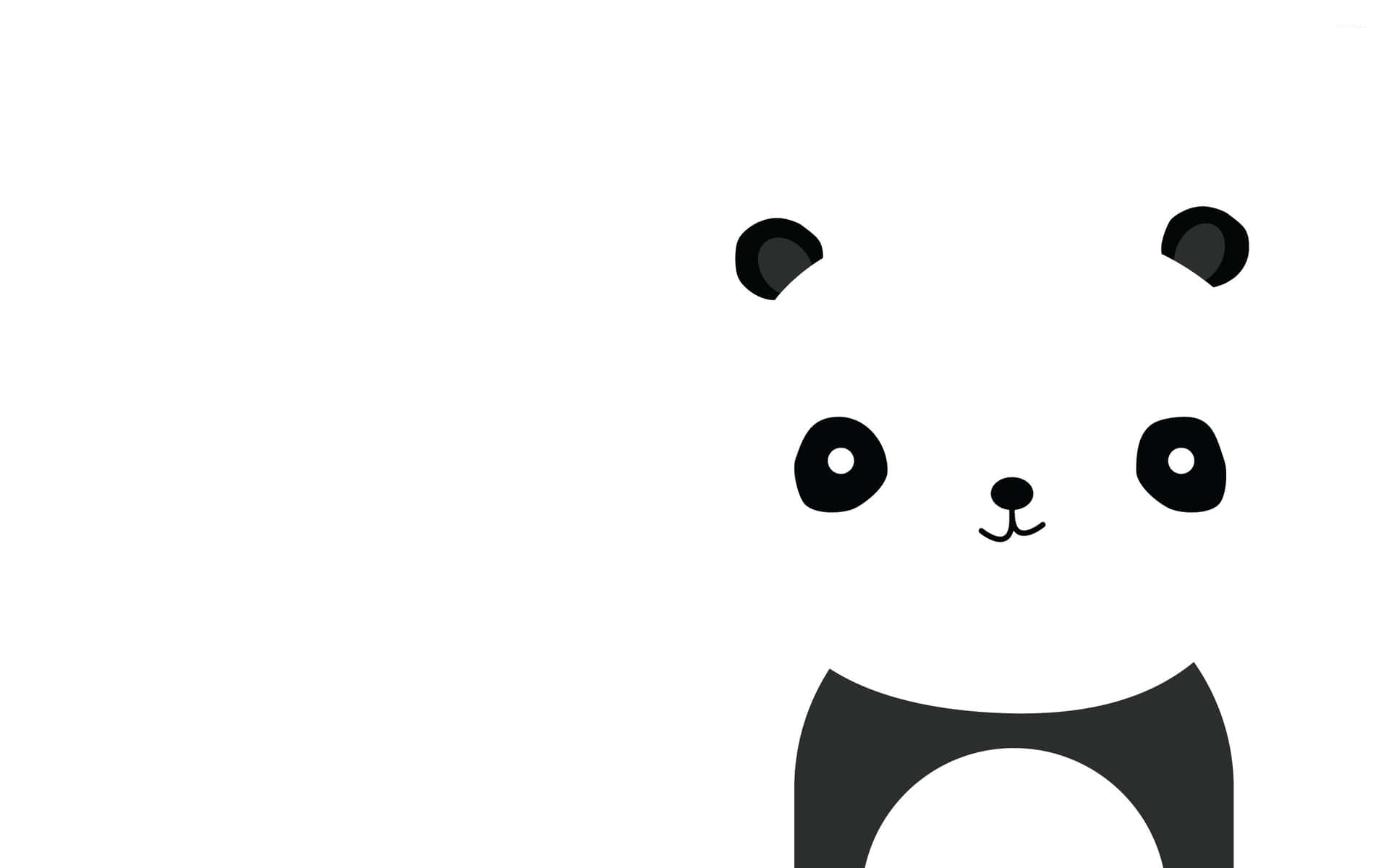 Panda Feminina Papel de Parede