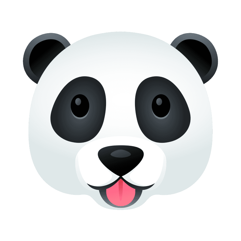 Panda Free Svg SVG