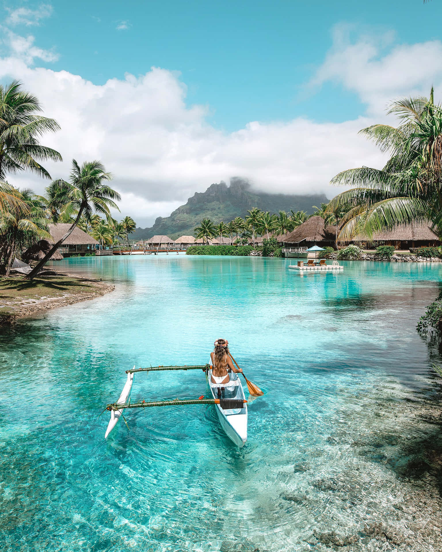 Pantai Bora Bora Wallpaper