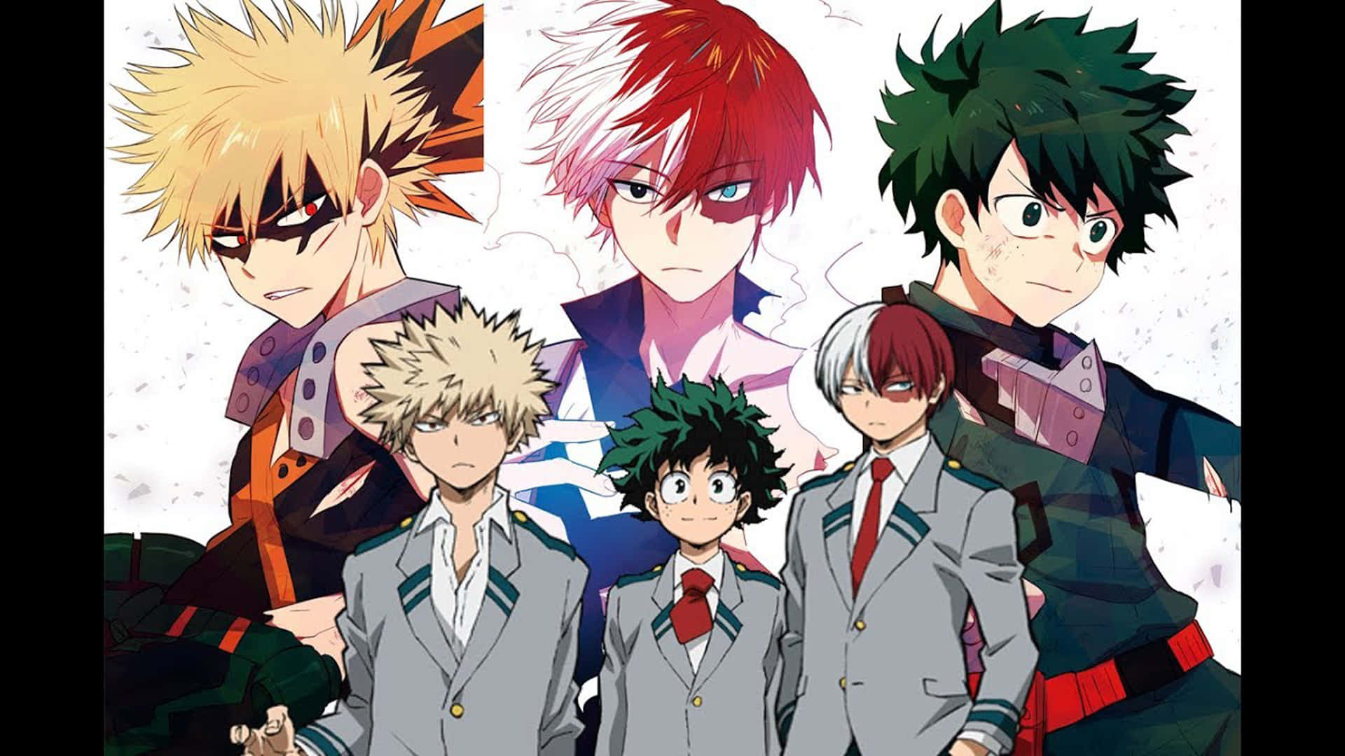 Papel De Parede Para Celular Gratis Deku And Todoroki