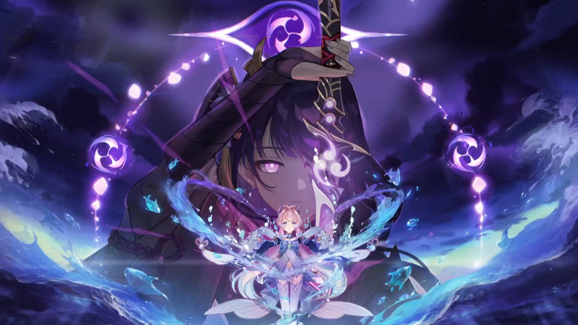 Papel De Parede Para Celular Gratis Genshin Impact Raiden Shogun