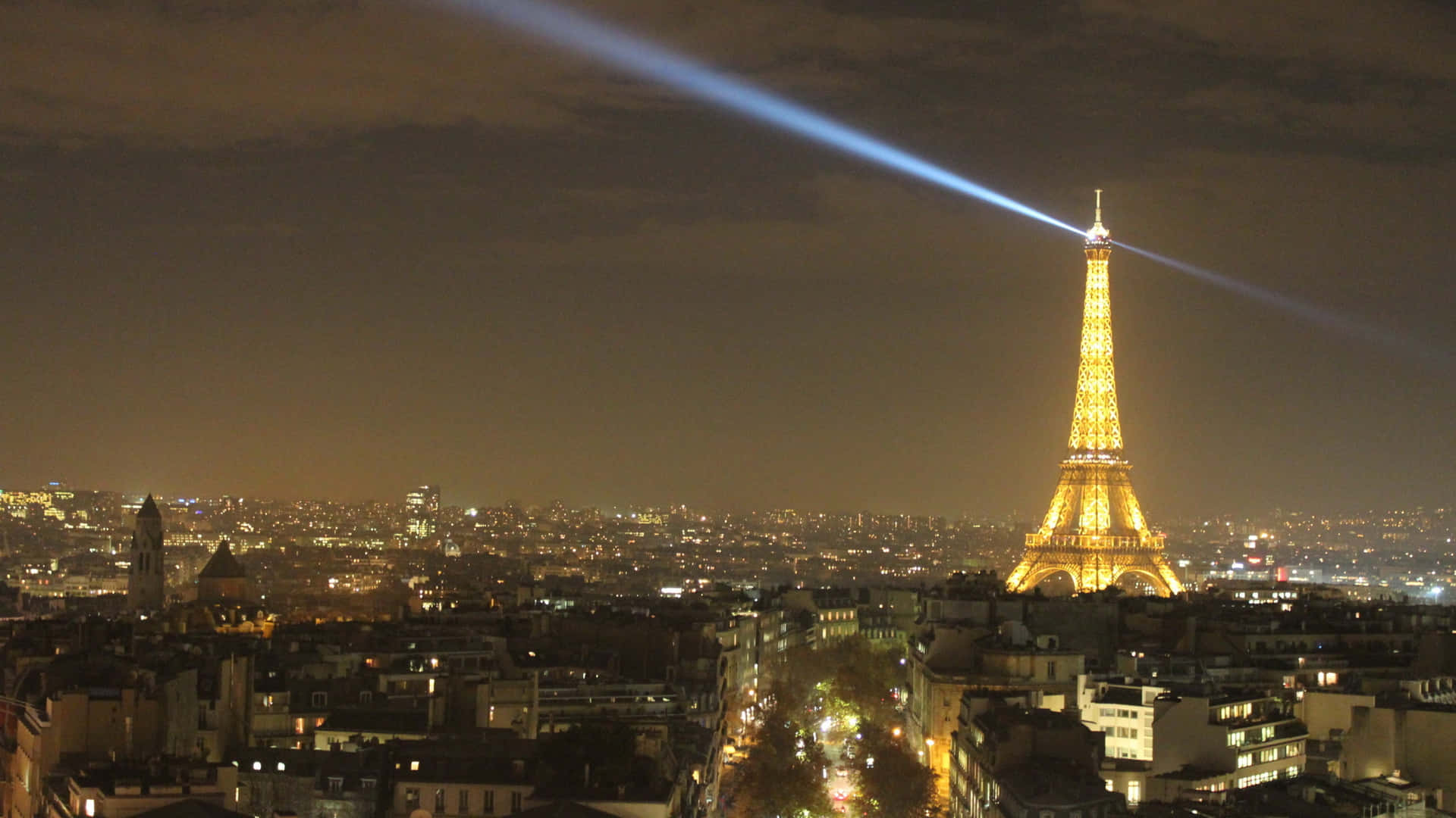 Parigi Di Notte Sfondo