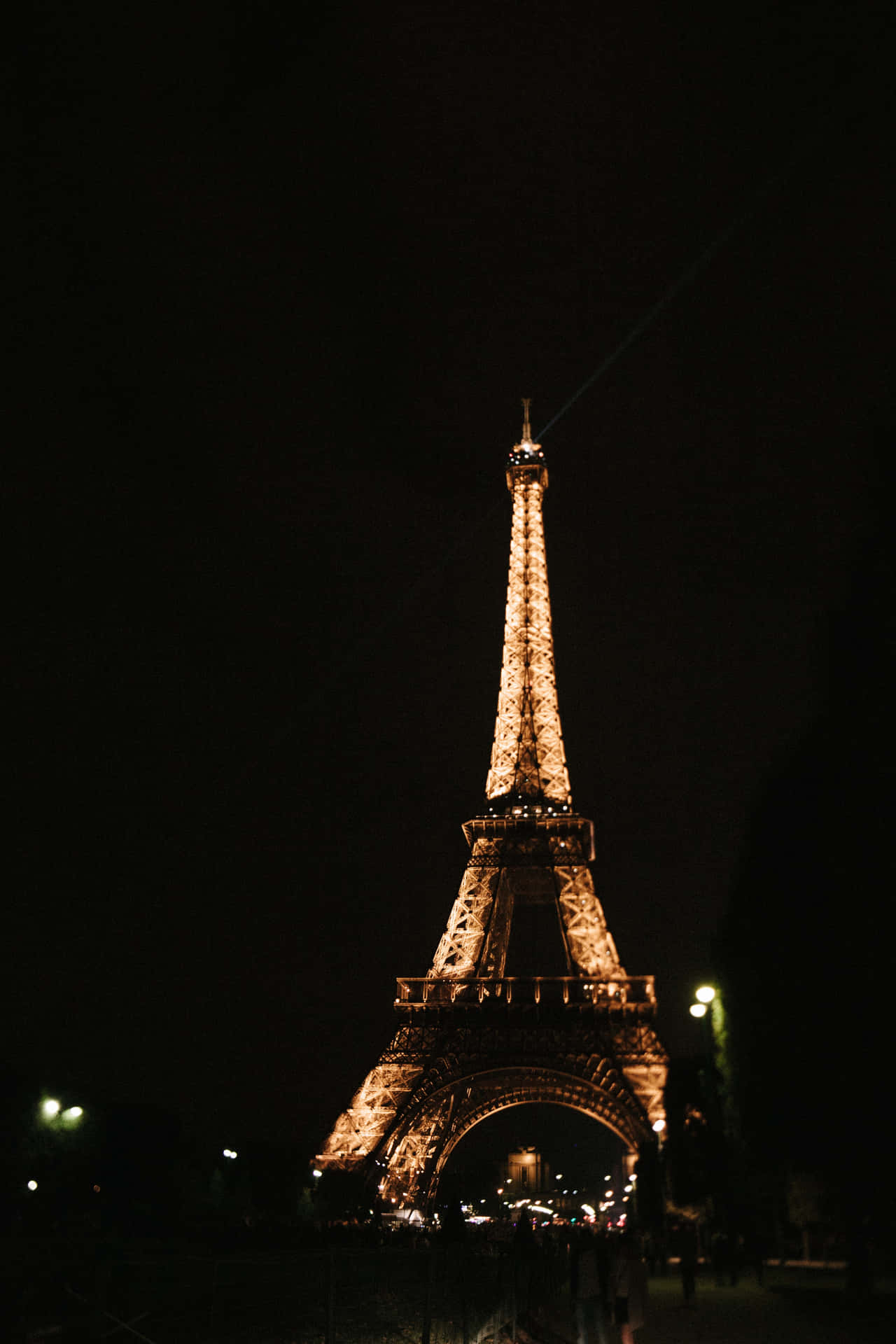 Paris Bei Nacht Im Hintergrundbilder