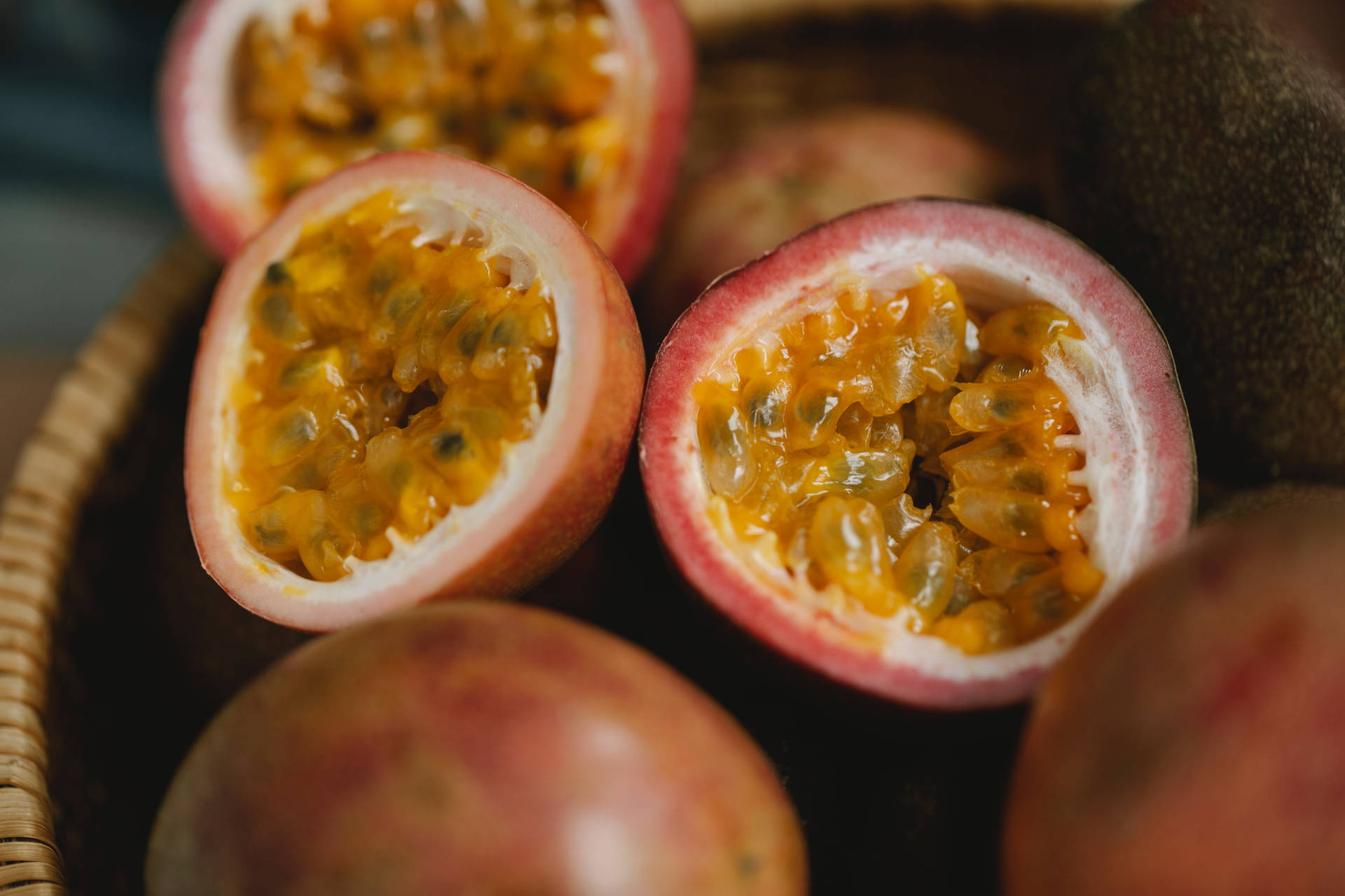 Passion Fruit Background Wallpaper