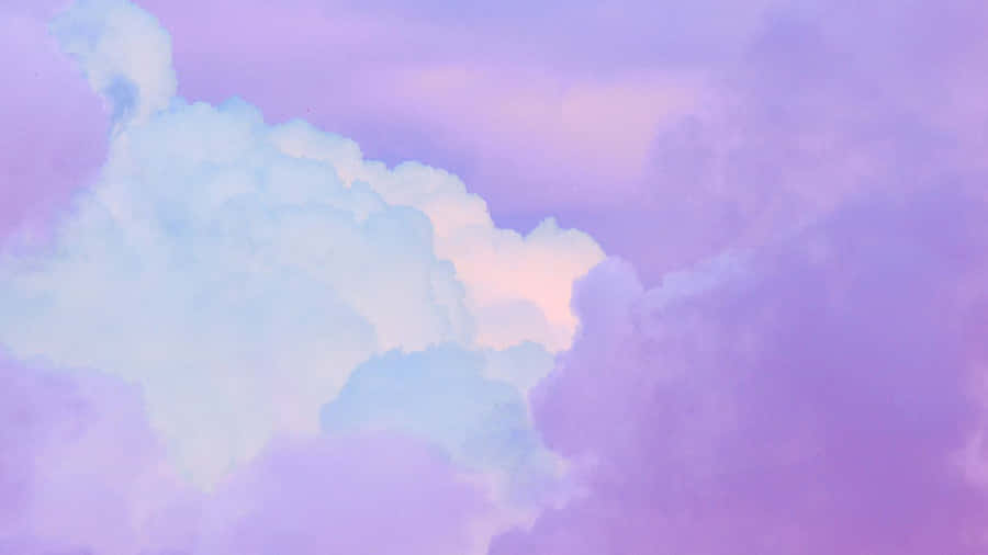 Pastel Cute Purple Aesthetic Wallpaper