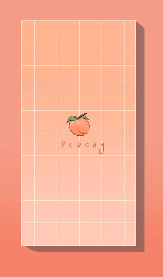 Pastel Peach Æstetisk Wallpaper