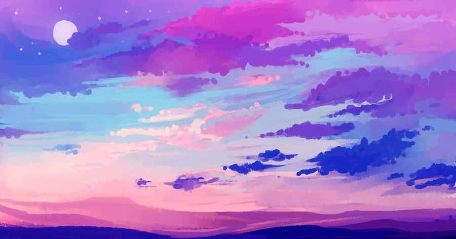 Pastel Pink And Purple Wallpaper