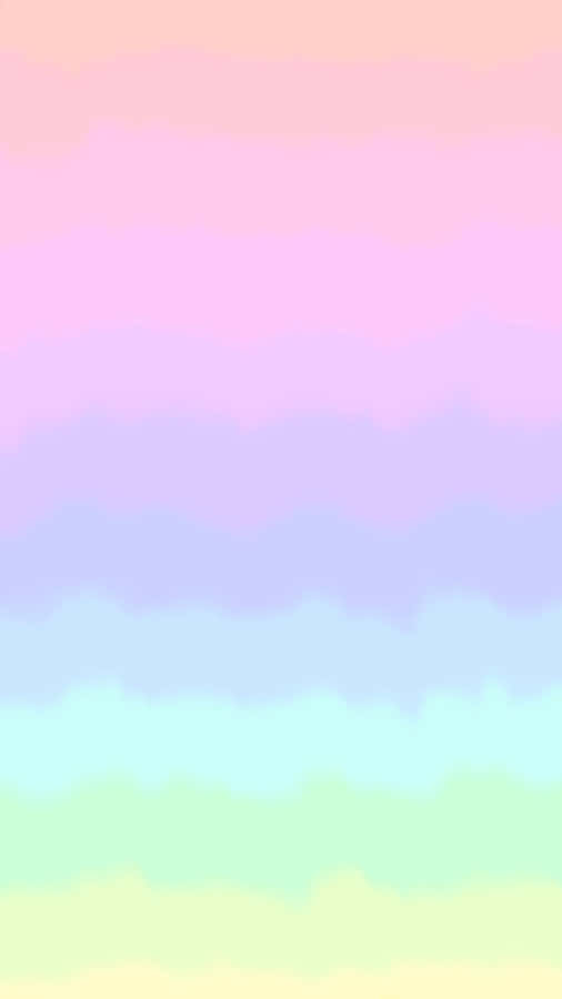 Pastellfarbenes Regenbogen  Wallpaper