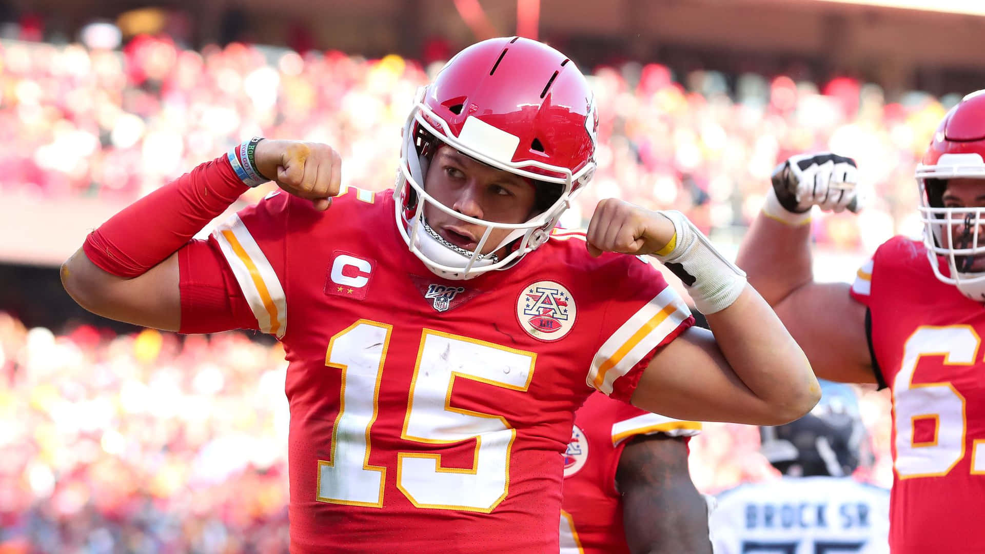 Pat Mahomes Telefoon Achtergrond