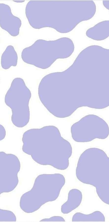 Patrón de estampado de vaca lavanda sobre fondo blanco — Patrón de Vaca Fondos de pantalla