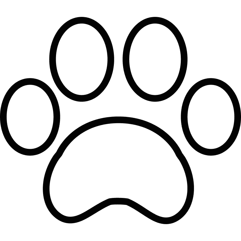 Dog Paw Print Clipart Paw Logo With Orange Dots And Shapes Cartoon Vector, Dog  Paw Print, Clipart, Cartoon PNG and Vector with Transparent Background for  Free Download