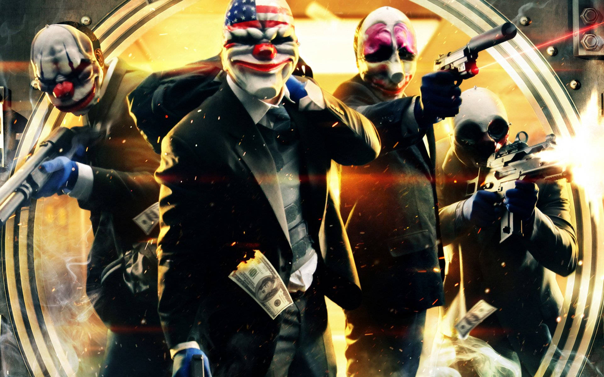 Payday 2 Background Wallpaper