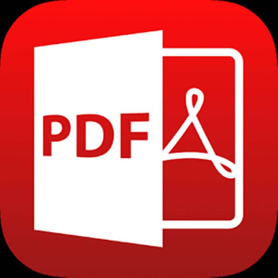 Adobe Acrobat PDF file icon with red background and white text. — Pdf Wallpaper