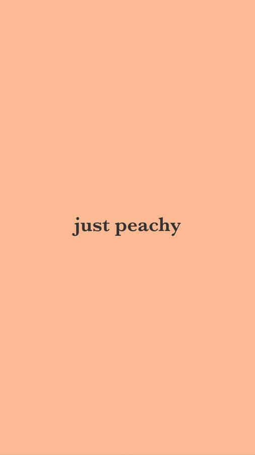 Peach Color Aesthetic Background Wallpaper