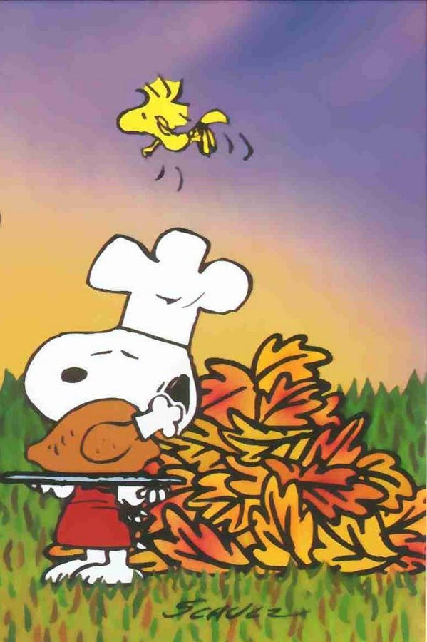 Peanuts Thanksgiving Achtergrond