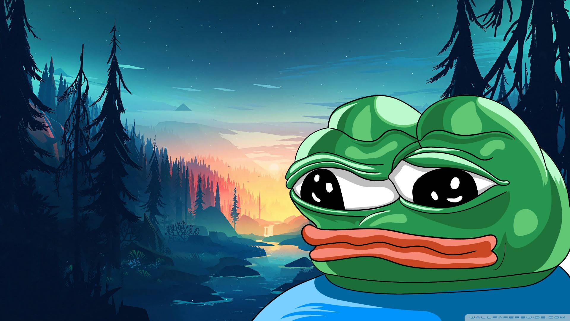 Pepe The Frog Background Wallpaper