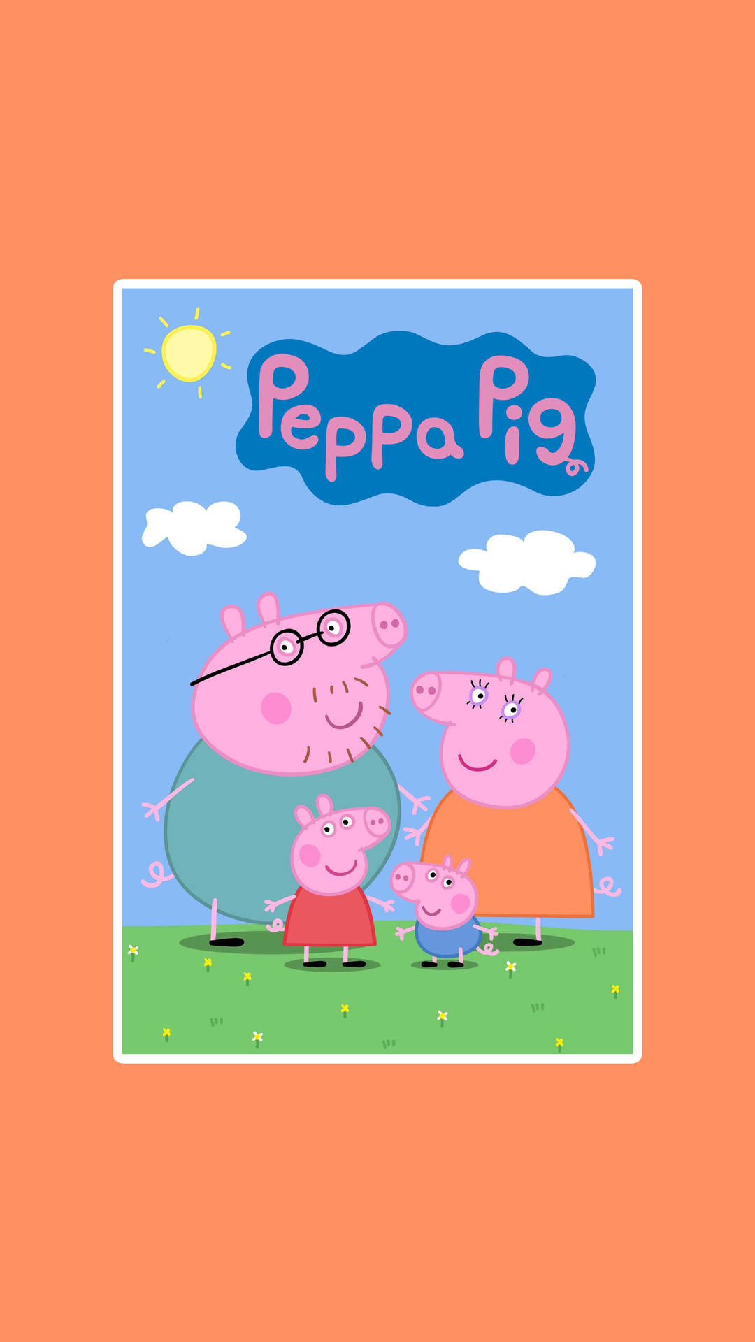 Peppa Pig Phone Background Wallpaper