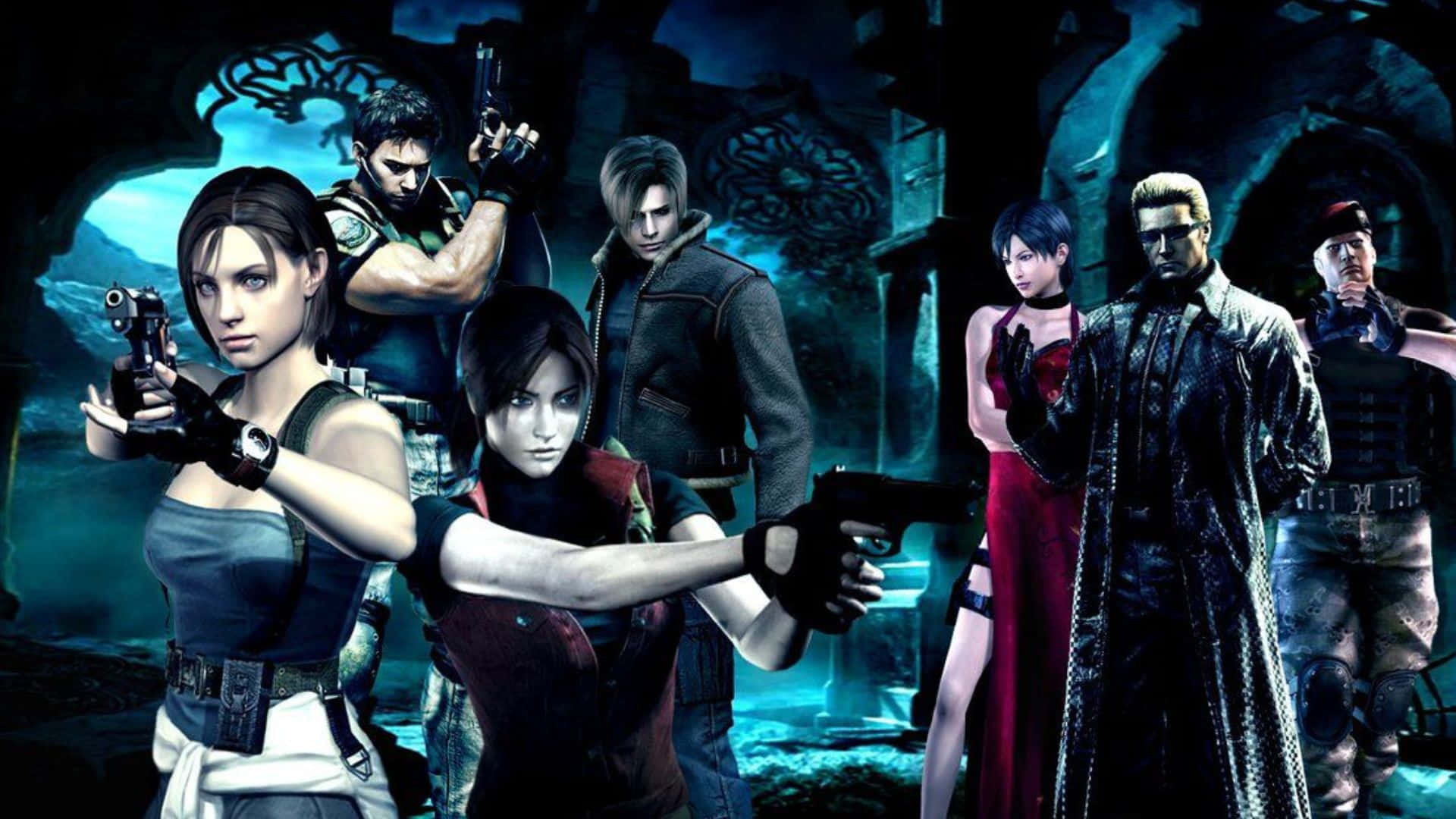 Personnages De Resident Evil Fond d'écran