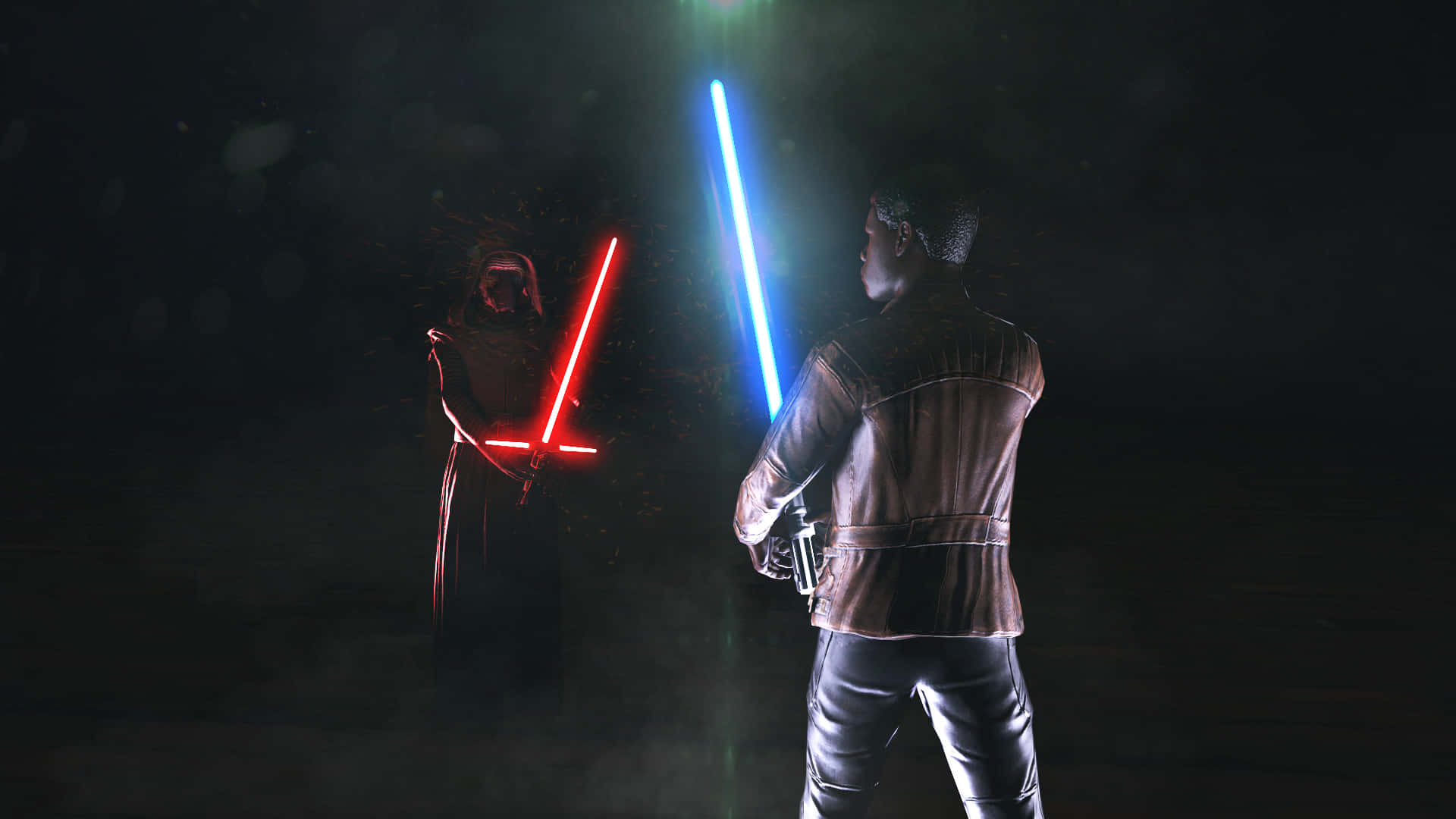 Pertarungan Lightsaber Wallpaper