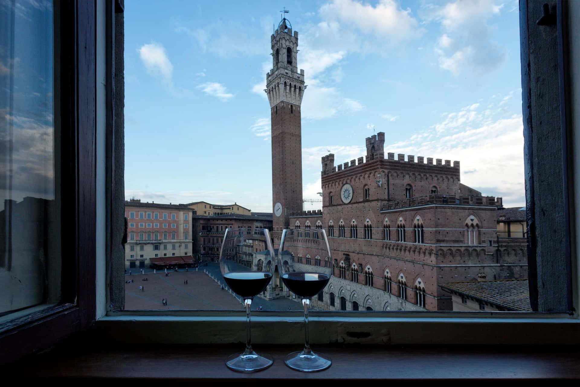 Piazza Del Campo Fond d'écran