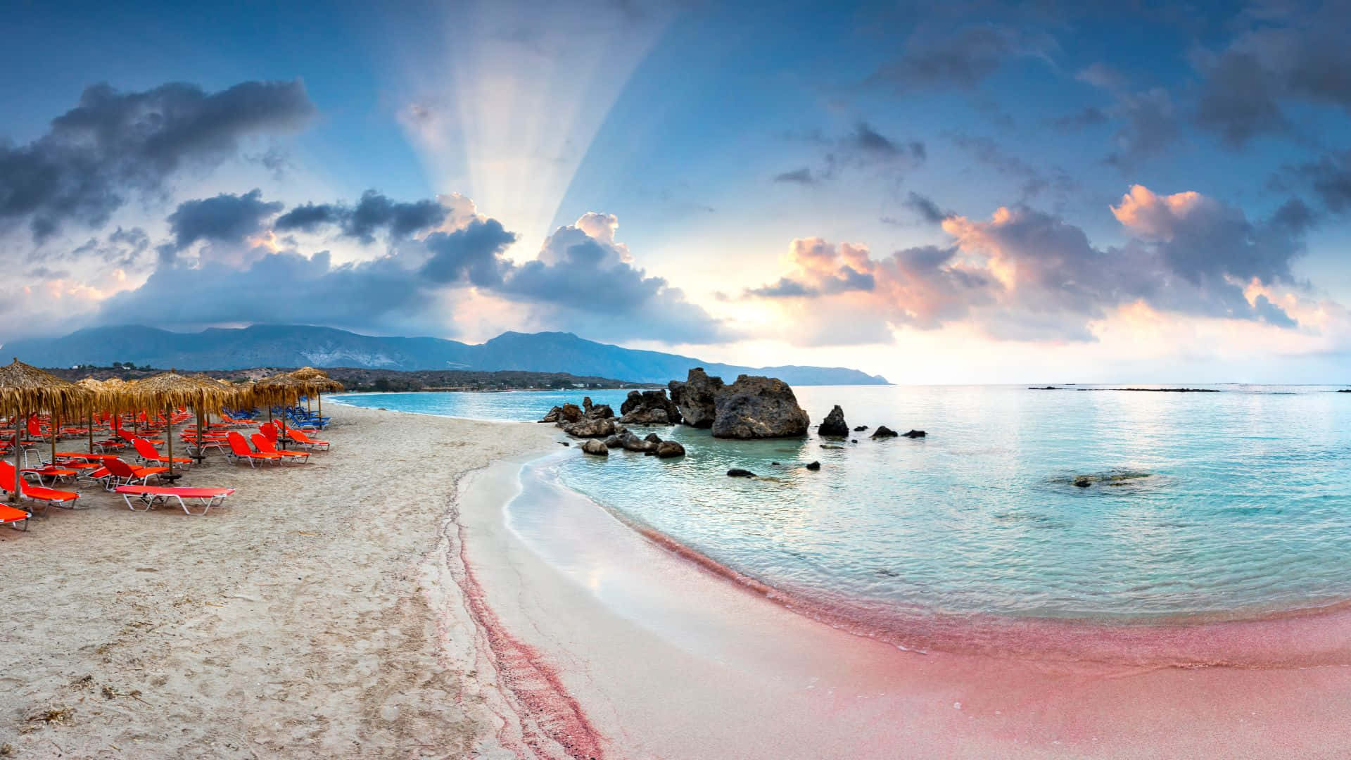 Pink Beach Wallpaper