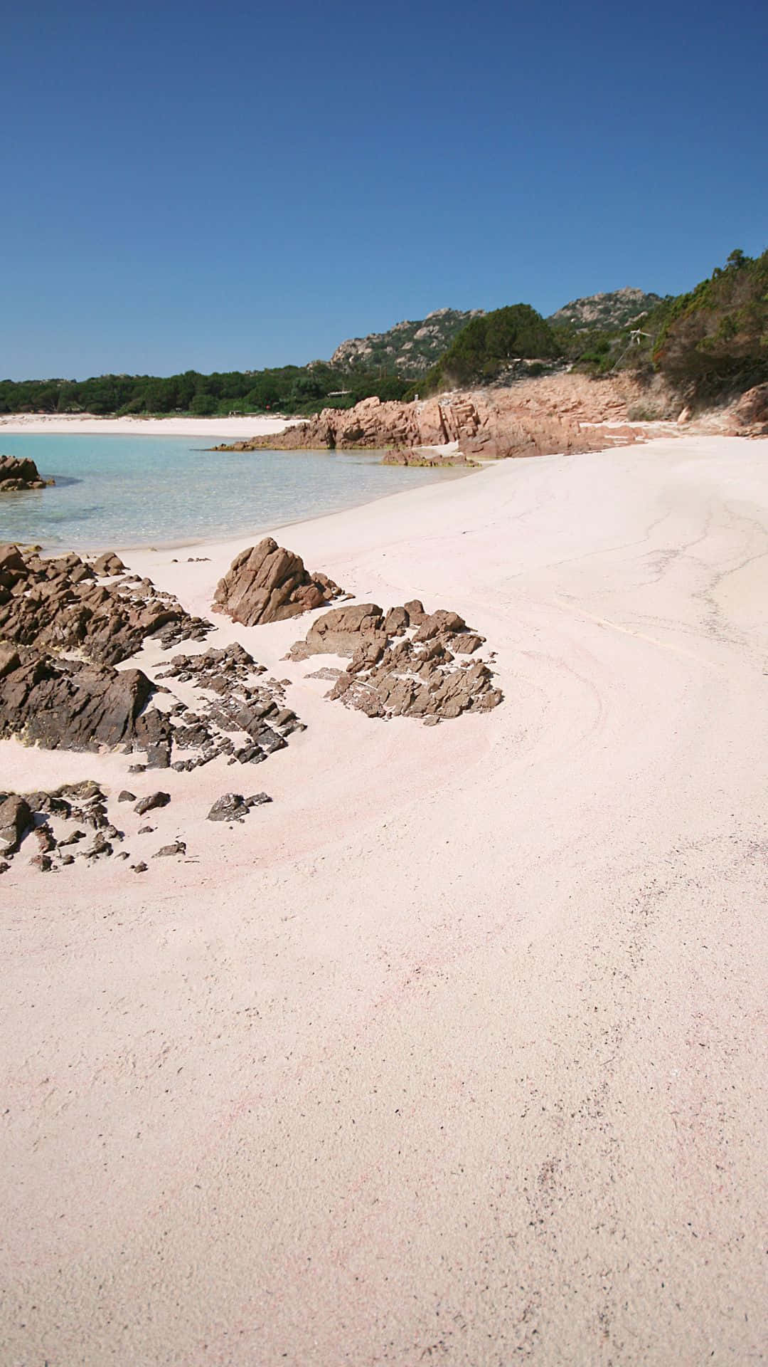 Pink Beach Bakgrunnsbildet