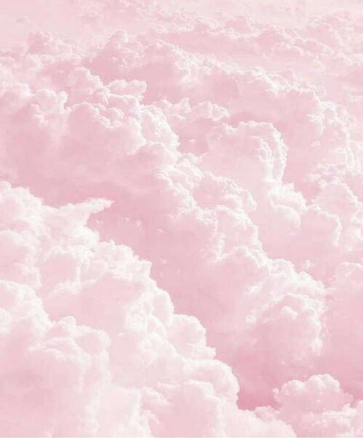Pastellrosa und weiße Wolken schweben in einem ruhigen Himmel. — Pink Clouds Bilder