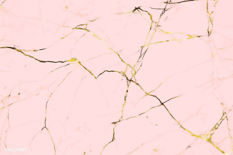 Pink Guld Marmor Wallpaper