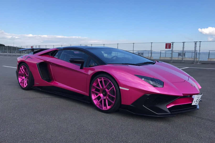 Pink Lamborghini Wallpaper