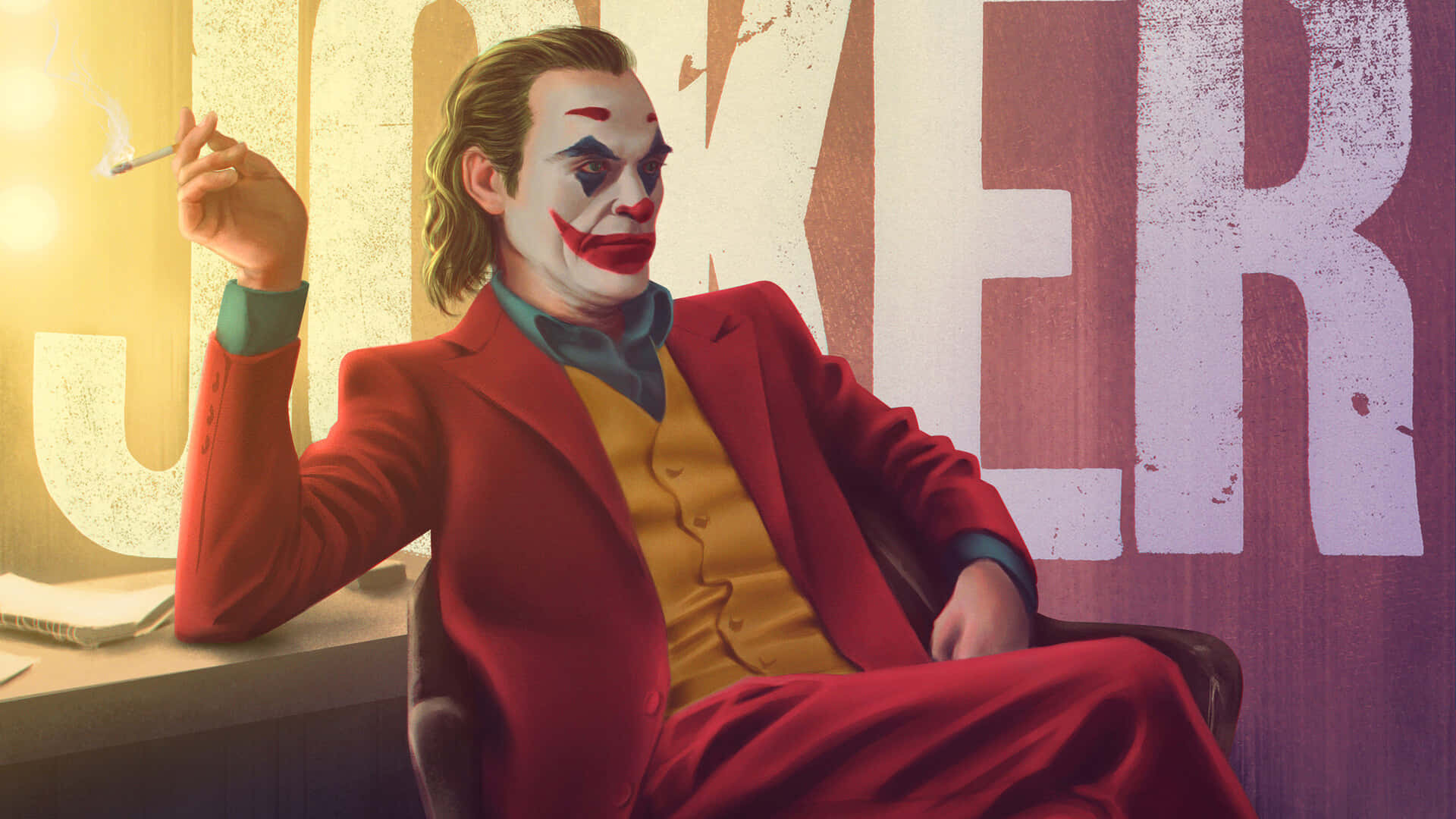 Pintura Del Joker Fondo de pantalla
